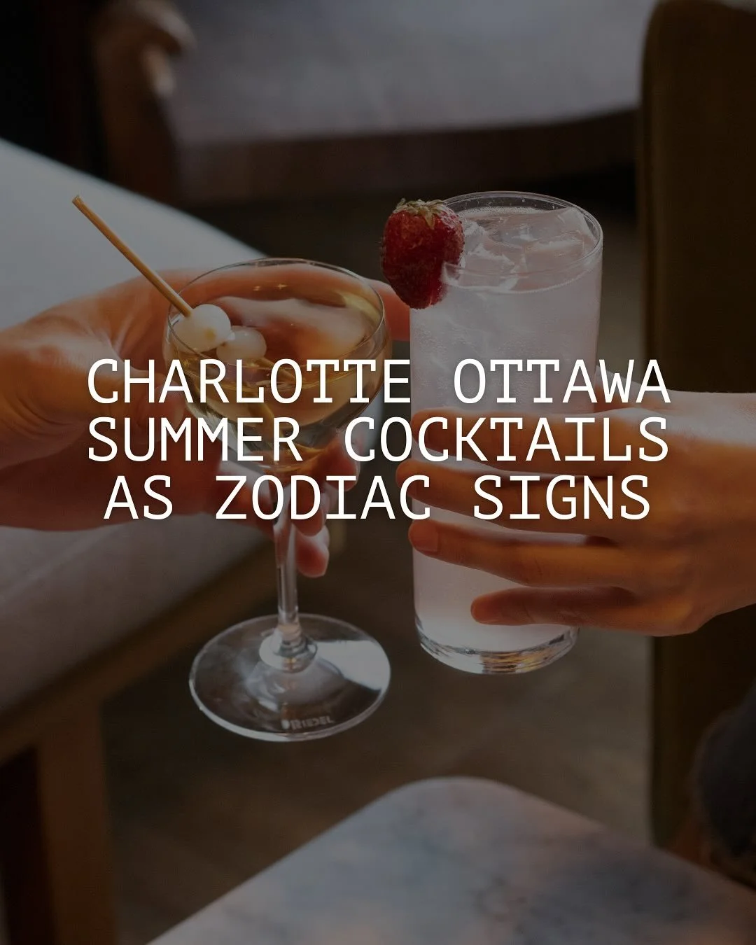 Come try your cocktail at charlotte to see if it&rsquo;s a fit ✨🍓🍾

#thingstodoinottawa #CharlotteOttawa #iknowcharlotte #ottawanightlife #ottawadrinks #Ottawalife #ottawaevents