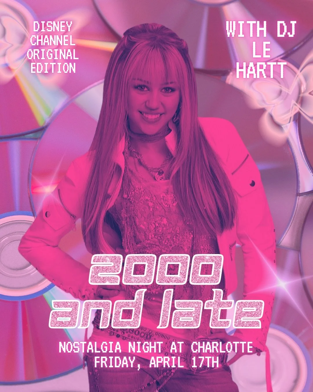 2000s &amp; LATE NIGHT IS BACK ✨💋 with beats by @le.hartt 💓

APRIL 17TH. 

Hannah Montana. 
Wizards of Waverley Place.
That&rsquo;s so Raven. 
Cheap bar-rail drinks.
Zero cover.

make sure you dress to impress in your best Disney channel original o