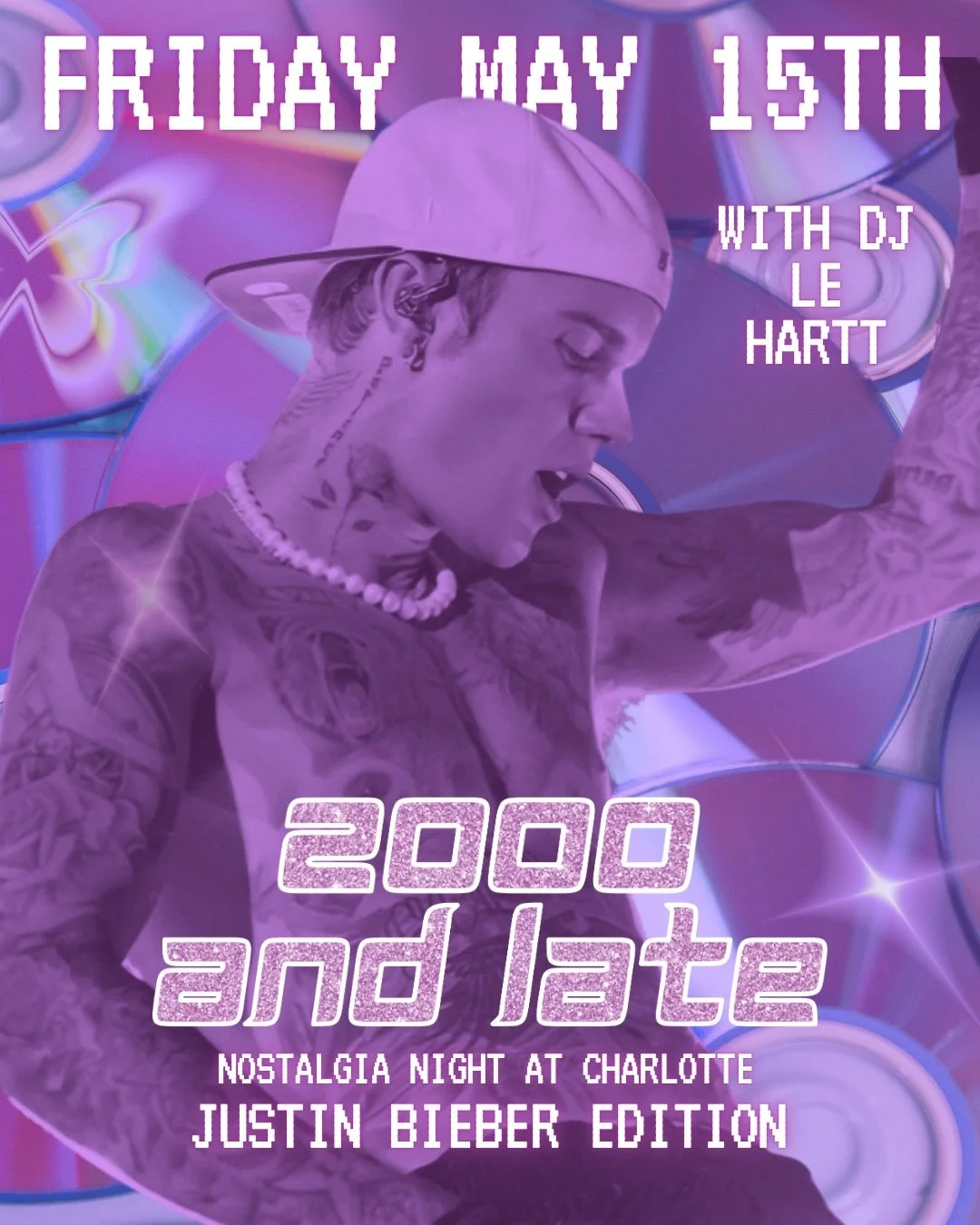 CHARLOTTE OTTAWA 2000s &amp; LATE NIGHT IS BACK ✨💜 with beats by @le.hartt

MAY 15TH.

Justin Bieber.
Early 2000s hits.
Bieberchella energy.
Cheap bar-rail drinks.
JB music videos all night.
Zero cover.

C U THEN 🪩🍸

#thingstodoinottawa #Charlotte