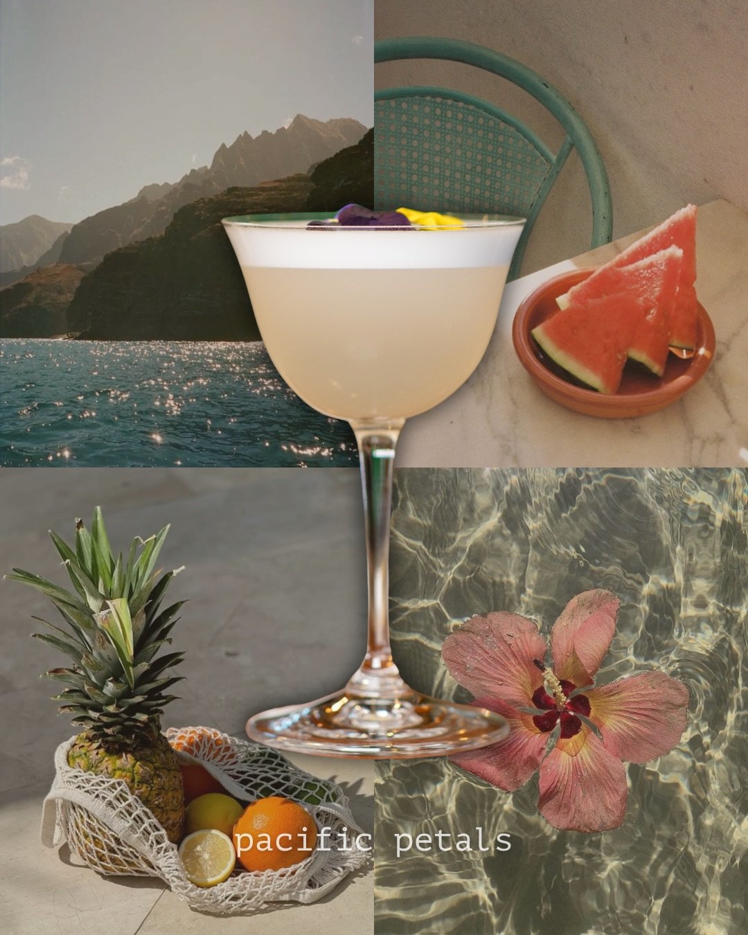 pacific petals 🌸🌺🪷

melon gin / lychee liqueur / pineapple / lemon / orange blossom water / flowers 

now available at charlotte ✨