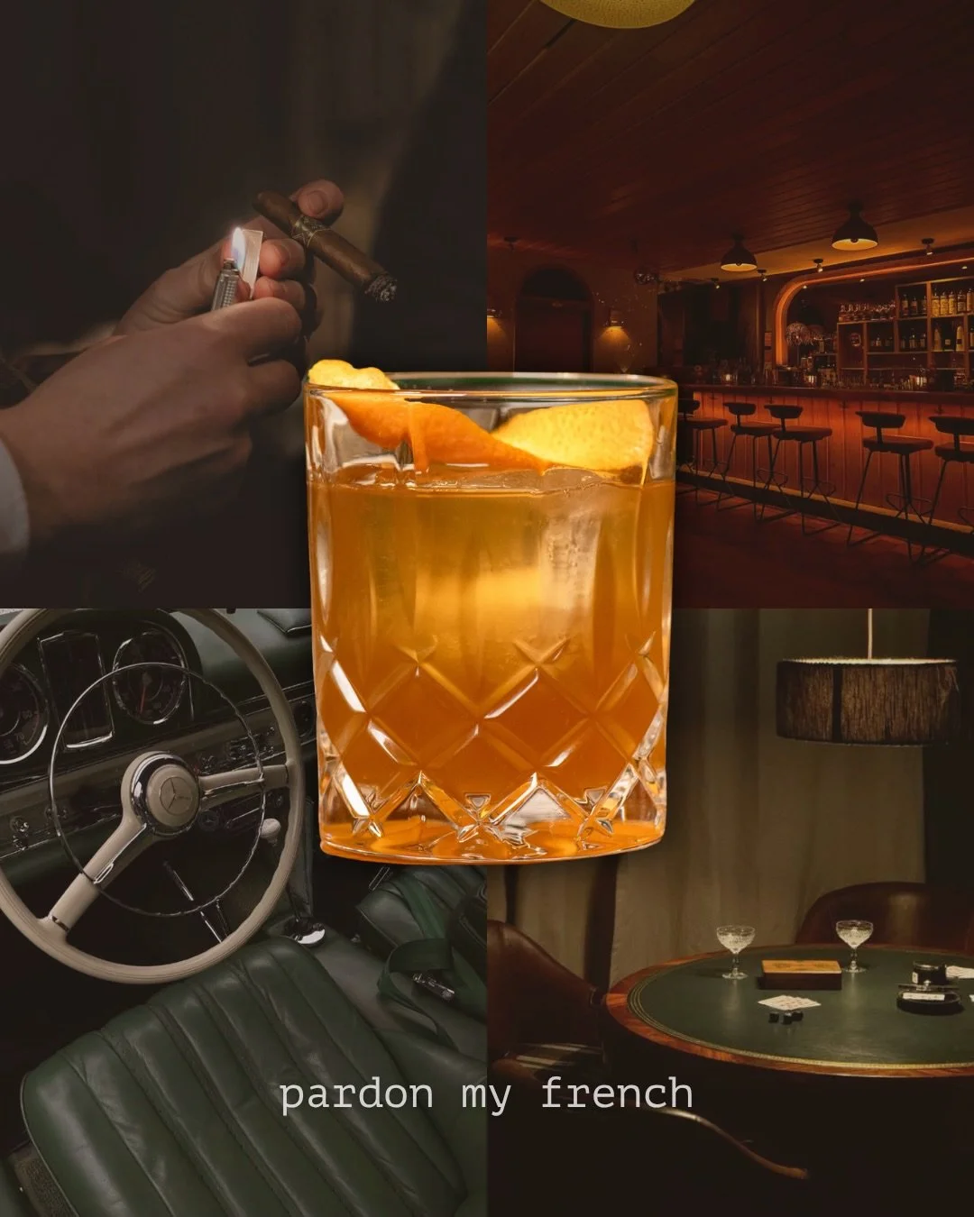 pardon my french 🥃

hennessy / rum / dry curacao / honey / turkish tabacco bitters

now on the menu at charlotte Ottawa ✨
