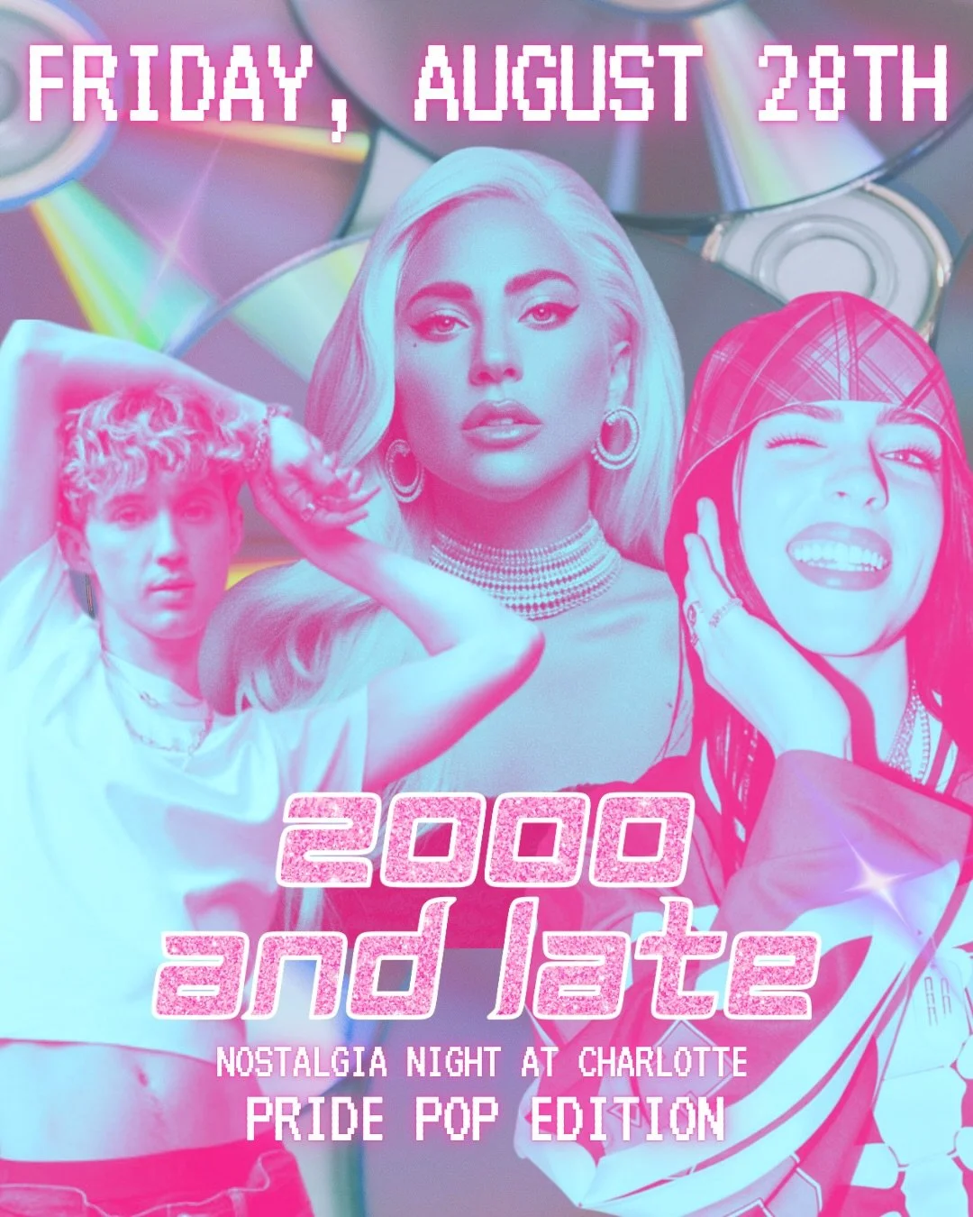 2000s &amp; LATE: (OTTAWA) PRIDE POP EDITION 💋💿

billie eilish. troye sivan. charli xcx. chappell roan. gaga. britney. kesha. rihanna. + the throwbacks that permanently altered our brain chemistry

FRIDAY AUGUST 28TH 🏳️&zwj;🌈

cheap bar-rail cock