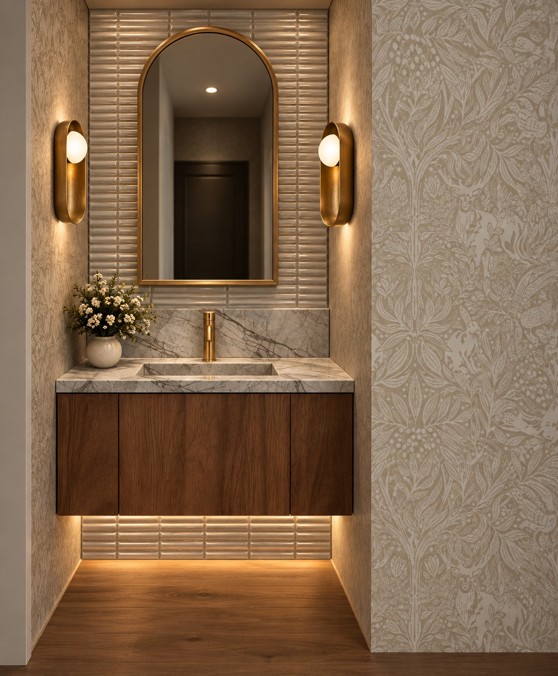 Warm Brass Arched Vanity Alcove.png