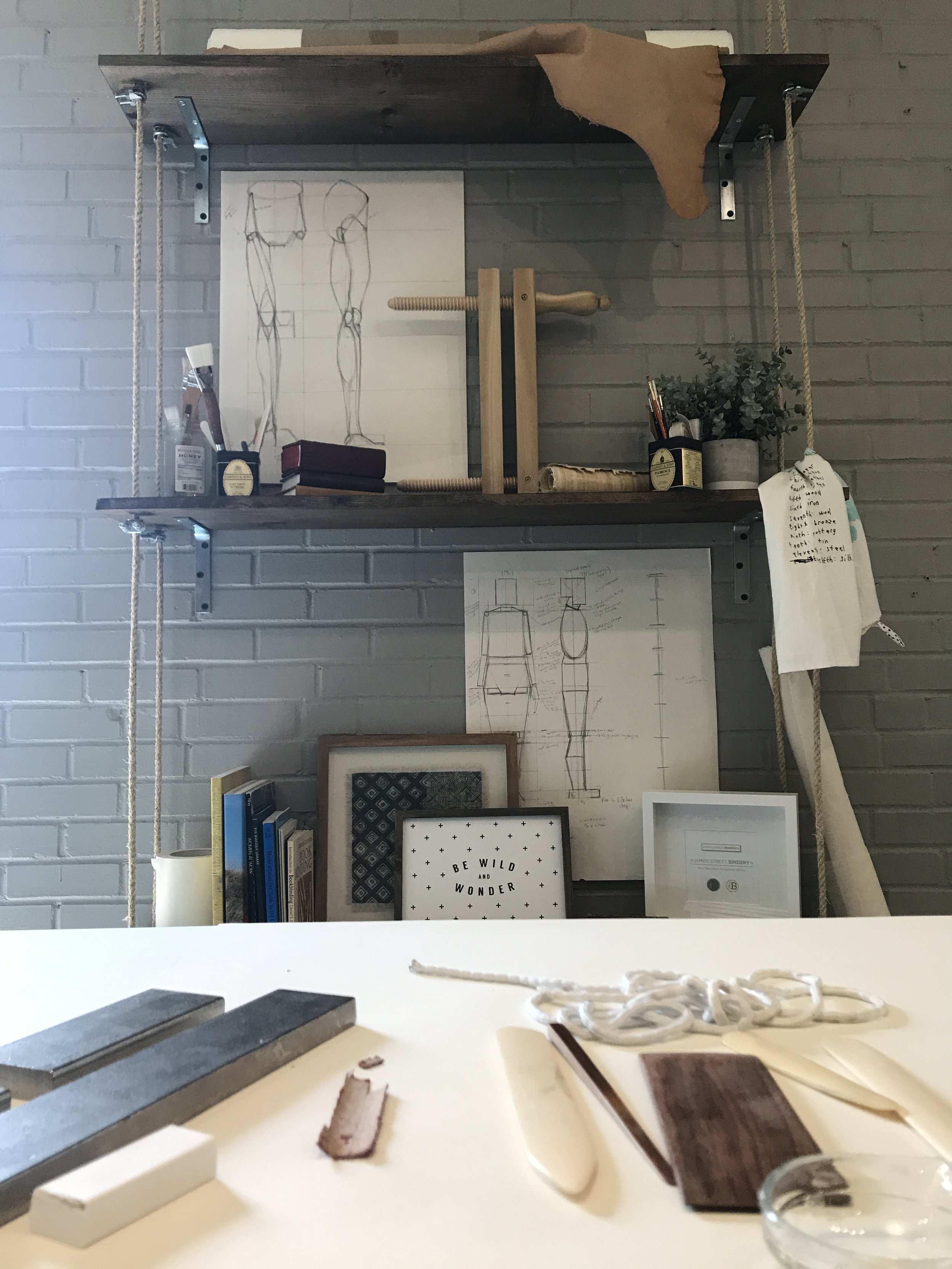 BRANDING: JAMES STREET BINDERY 