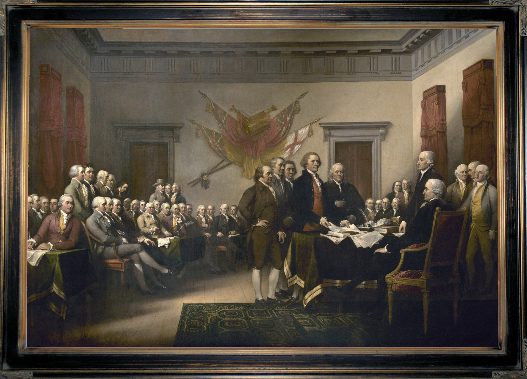 Declaration of Independence, John Trumball, 1819  Signed August 6, 1776 at the Pennsylvania State House, Philadelphia.