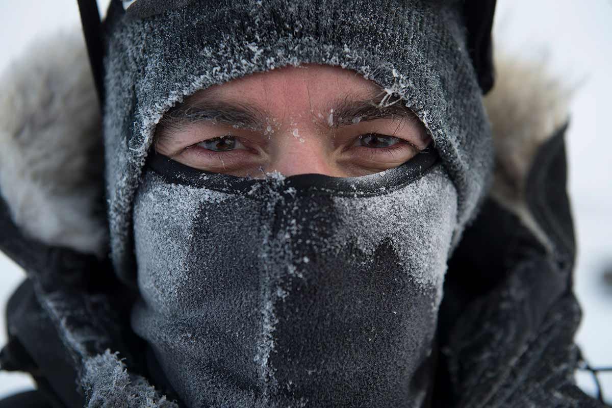 Neil Ever Osborne in the field. South of Cambridge Bay, Nunavut. © Michelle Valberg