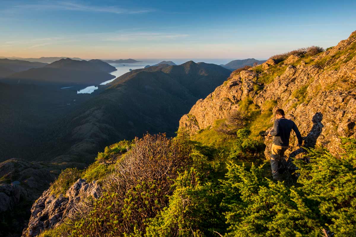 On assignment, Gwaii Haanas, Mount Yatza. Felipe Villegas