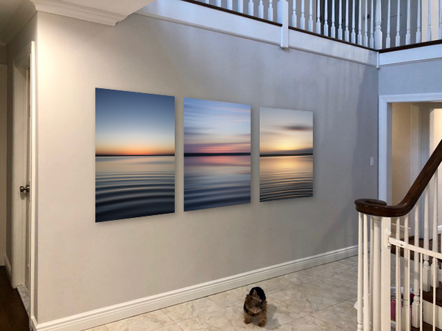 26x40" Triptych / No Frame