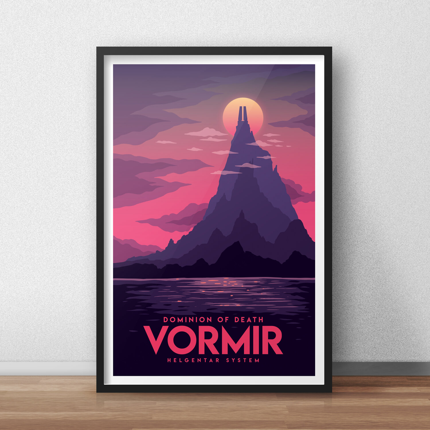 Vormir Travel Poster - Marvel Cinematic Universe — Matt Peppler