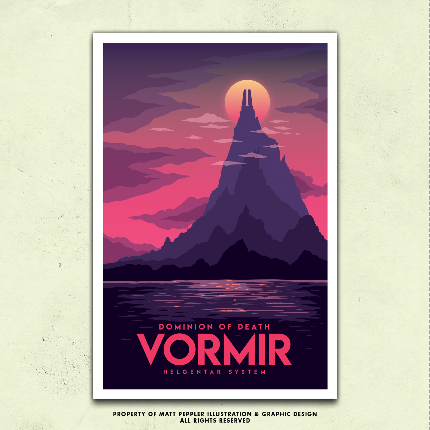 Vormir Travel Poster - Marvel Cinematic Universe — Matt Peppler