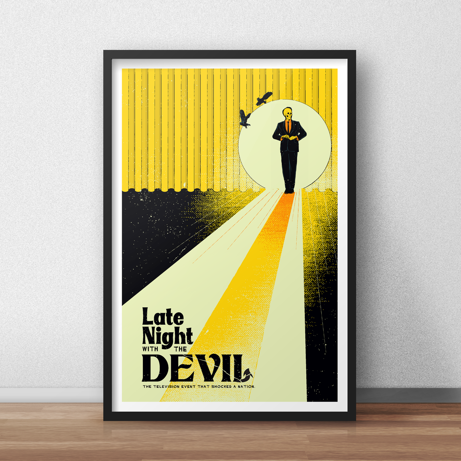 Late Night With the Devil Alternative Movie Poster | Retro Horror