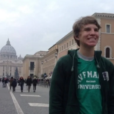 Tommy Gies Hello! My name is Tommy Gies. I am a junior Theology and Philosophy major at Franciscan University. I am pursuing the priesthood, hoping to join the Priestly Fraternity of St. Peter once I finish at Franciscan. Here at school, I sing in 2 choirs: the Schola Cantorum Franciscanum and Sunday Mass Chapel choir. I am also part of Prison Ministry this semester. Mission is very dear to my heart. This is because mission, in all its aspects is ultimately centered on Our Blessed Lord in the Eucharist. It begins with the Eucharist: As missionaries, we go out into the world to share the love of God we have received in the Holy Mass, by communicating His Love in all that we do. Its end is the Eucharist: We go out so that we might draw the souls of those we encounter to Jesus in the Blessed Sacrament, who will give them true peace and joy. And in the midst of encountering others, we will encounter Christ ourselves, for "whatever you did to the least of these you did it unto me." I praise God that I have the opportunity to do this in Ireland. My hope is that me and my teammates by our witness might rekindle the love for Our Lord in the hearts of the Irish, that they will remember the heart of their nation is Jesus Christ in the Blessed Sacrament, the source and summit of the Catholic Faith. Please pray for me and my teammates! Ask the Lord to teach us how to love. And please pray for all we will encounter while on mission, that God will prepare their hearts now to receive Him. Entrust us to the tender care of Blessed Mary, for she will lead us to fall more and more with her Son, and so be conformed to Him, becoming living witnesses of His Charity for all. "May Lord enkindle within you the fire of His Love, and the Flame of Everlasting Charity."