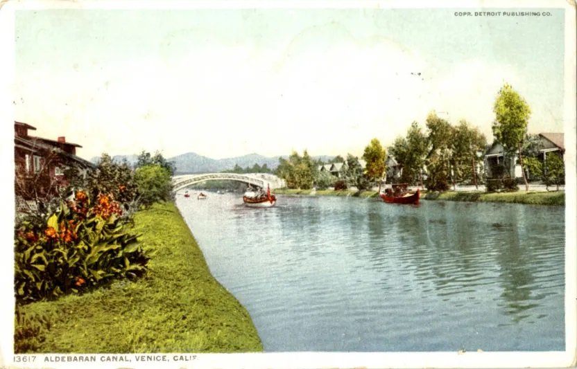 Postcard of Aldebaran Canal, one of three named after celestial bodies.jpg