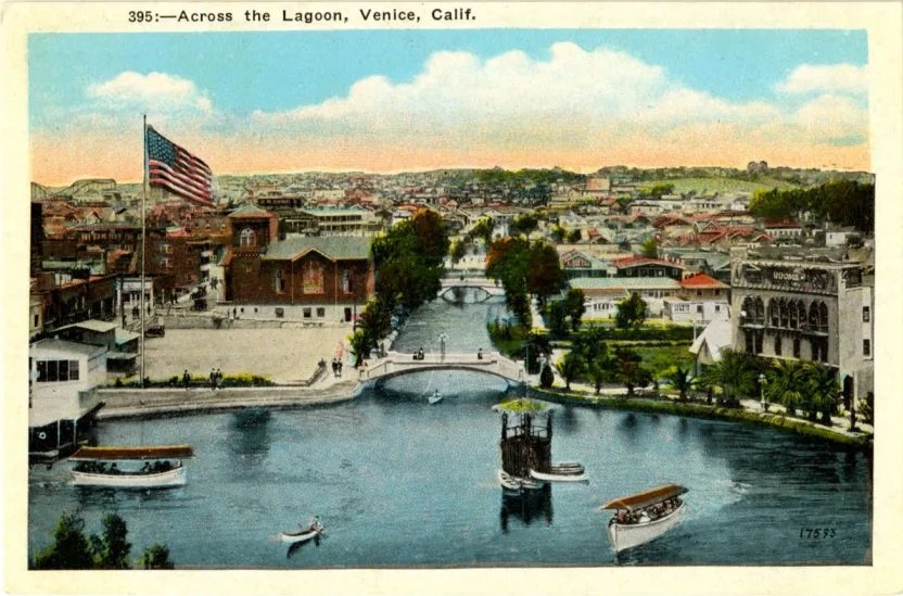 The canals converged on a large saltwater lagoon that later became a traffic circle.jpg