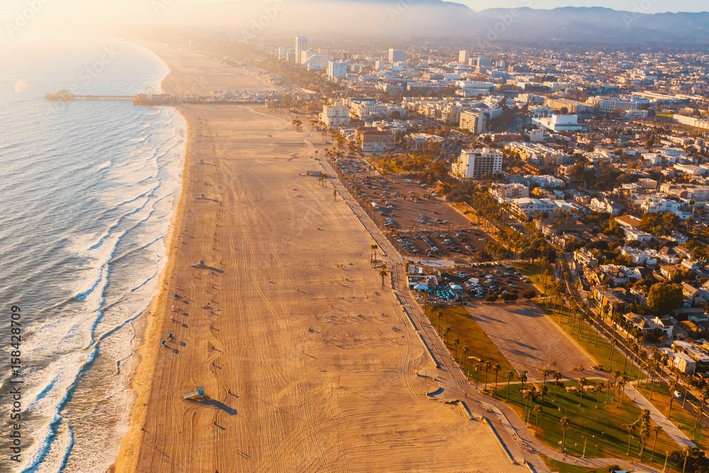 1. Aerial View of Santa Monica