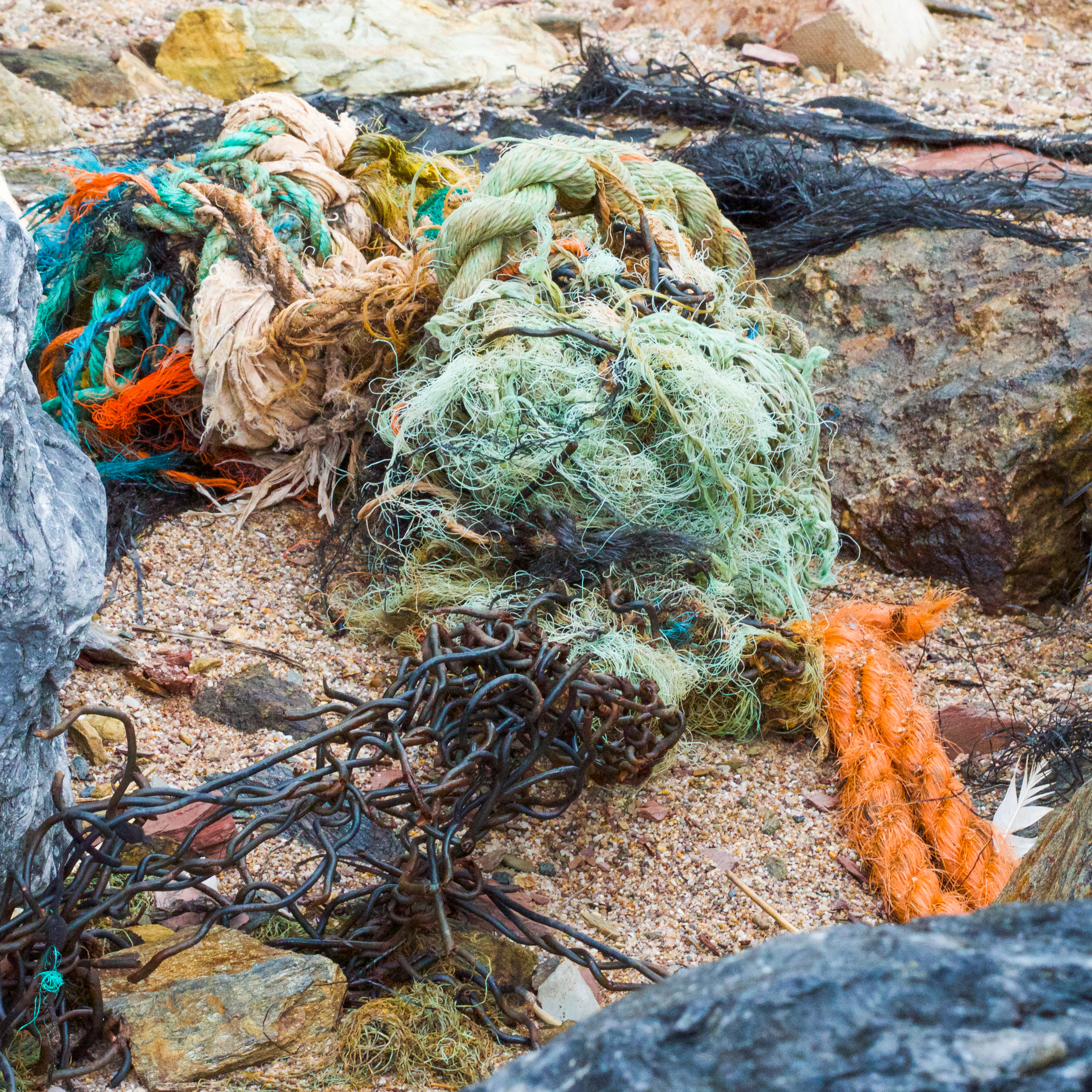 Tangled waste