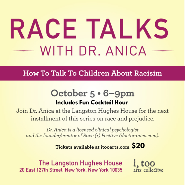 Race Talks with Dr. Anica: How to Talk to Kids About Racism (1 min video)