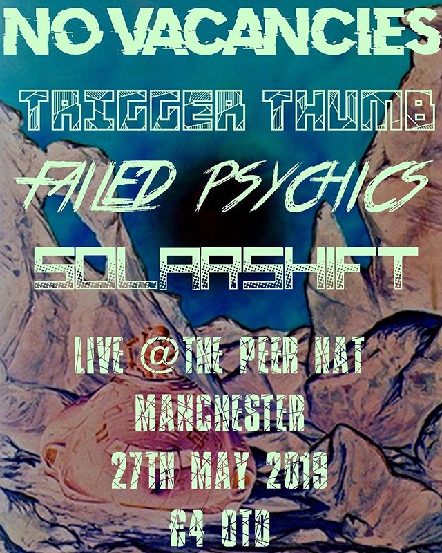 Tonight, @thepeerhat, Manchester. You know you wannit. 
#livemusic #manchester #gig #manchestergigs #triggerthumb