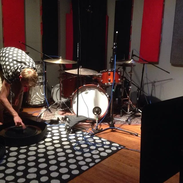 Late night sesh tracking drums for a Christmas EP. Time to get some holiday cheer on in July xD