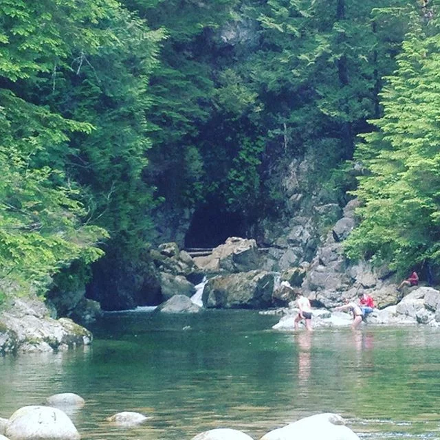 North Van is beautiful. But damn, you're water is freezing. 😱❄️
