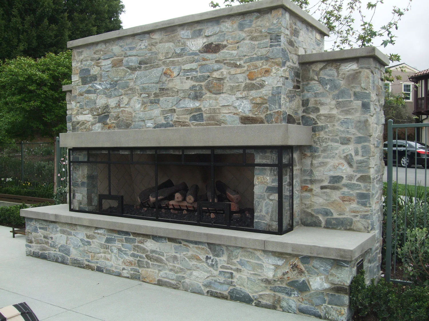Fire Feature - Natural Ledgestone
