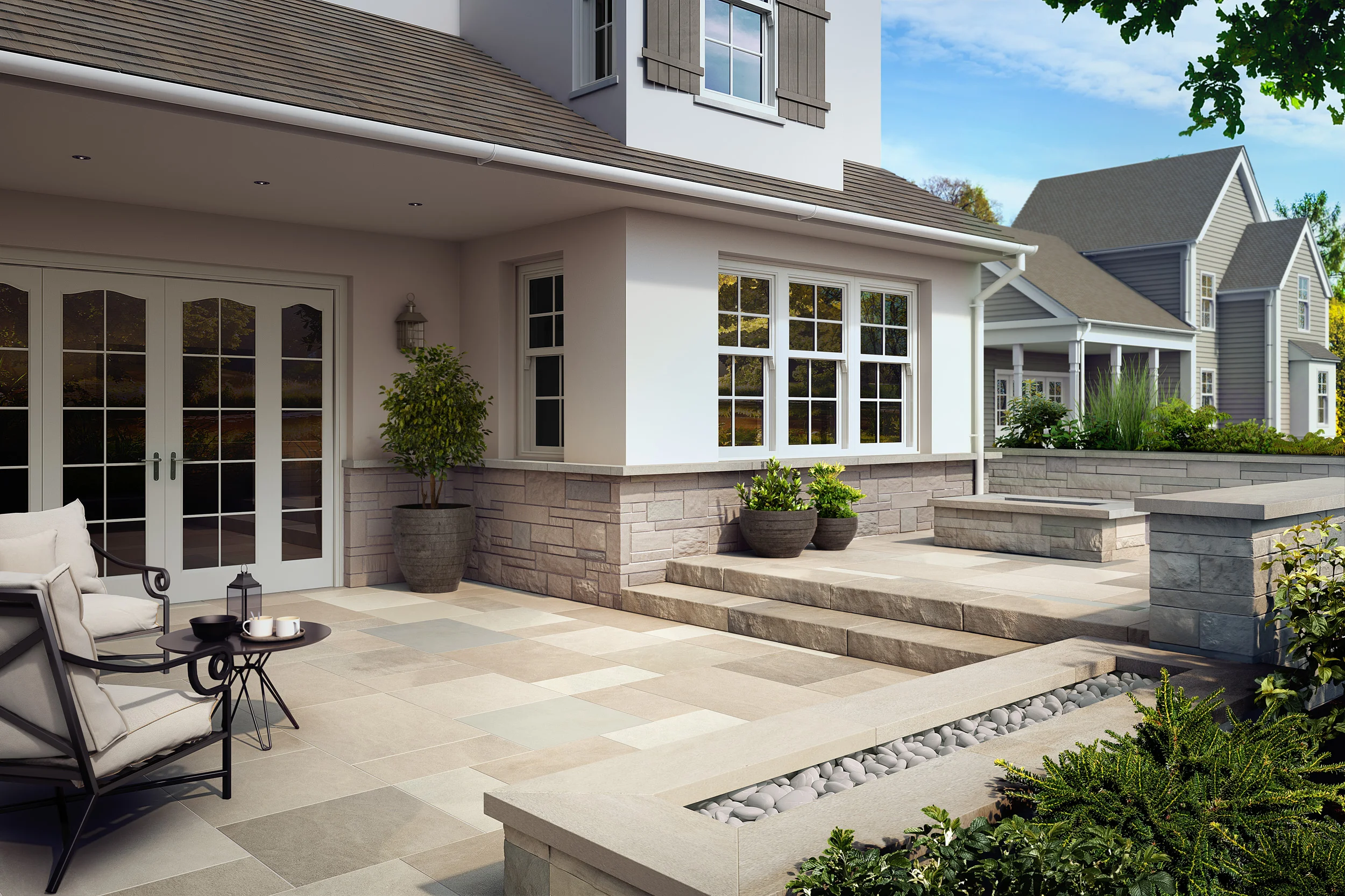 Fire Feature - Indiana Limestone