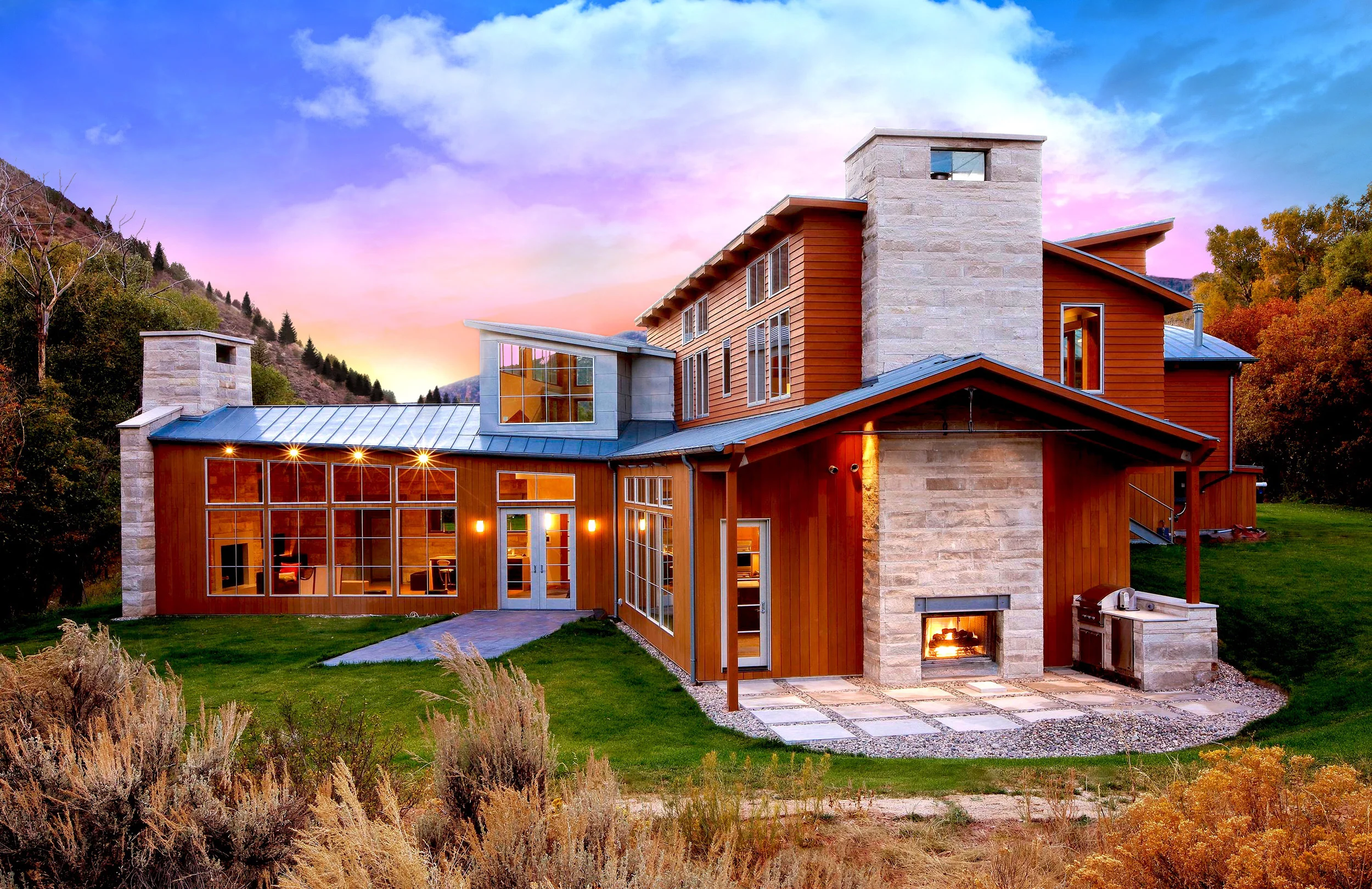 Fire Feature - Indiana Limestone