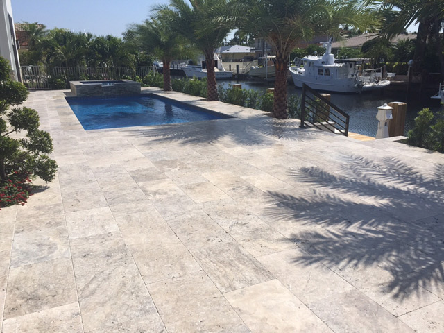 Pools - Silver Travertine