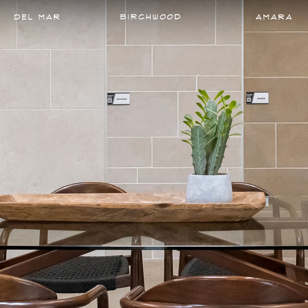 Our showroom is a great place to gather inspiration for your next project. We have stone and brick for virtually any application including smooth wall cladding (as shown here). And if you want to kick around the big stuff, you can check out the bould