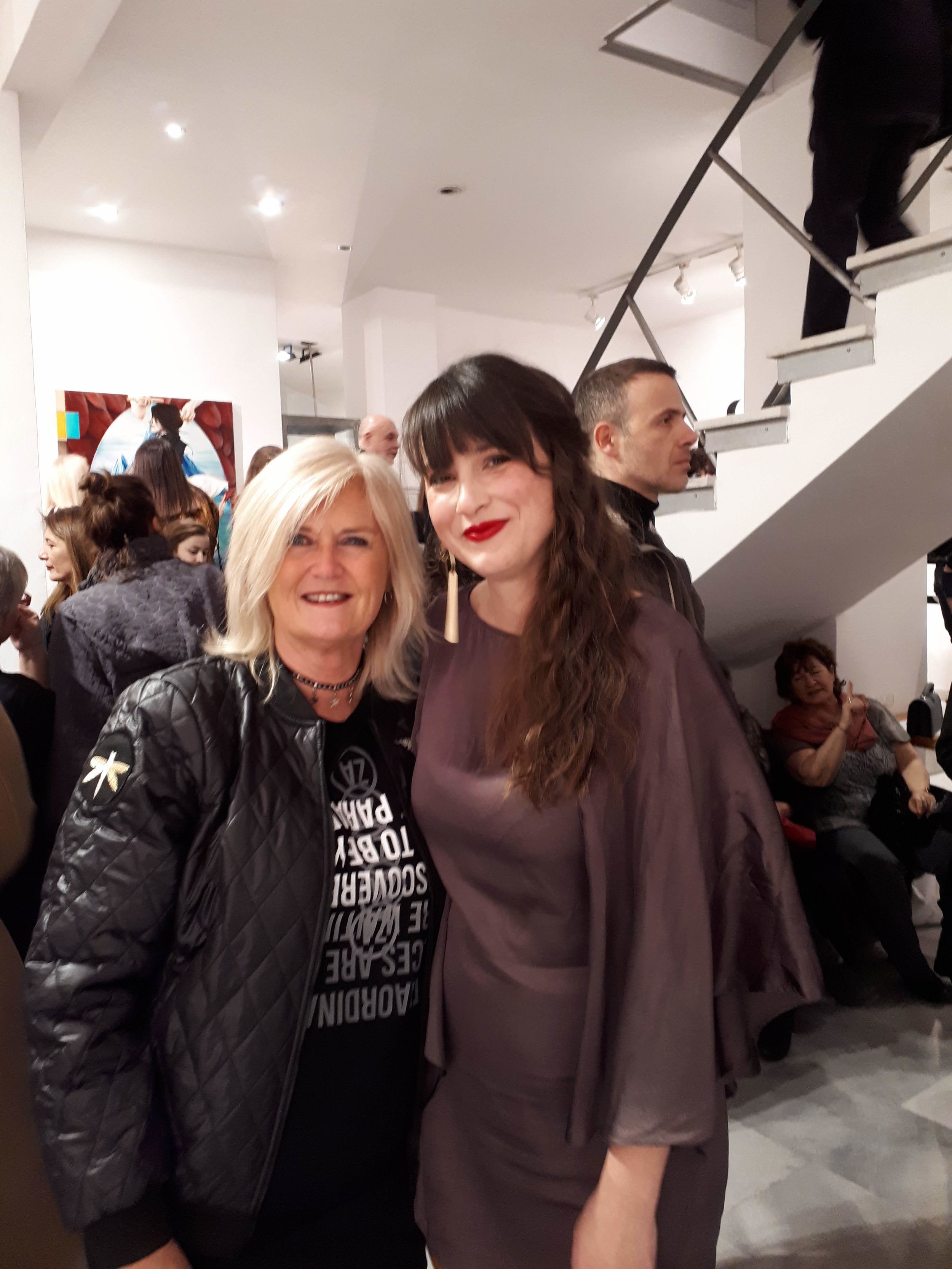 Rania Emmanouildou Exhibition Opening Night Feb. 2019