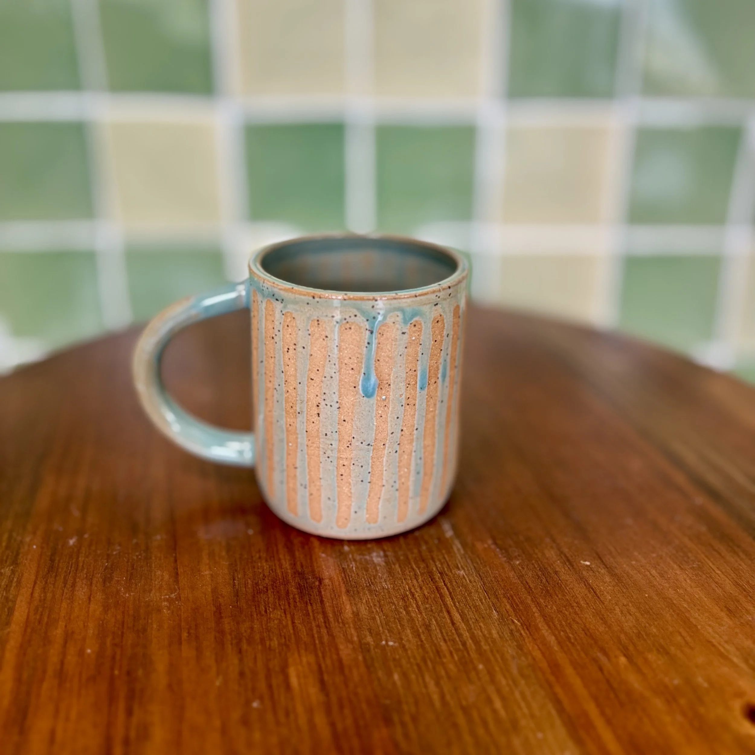 tan lines mug - lagoon