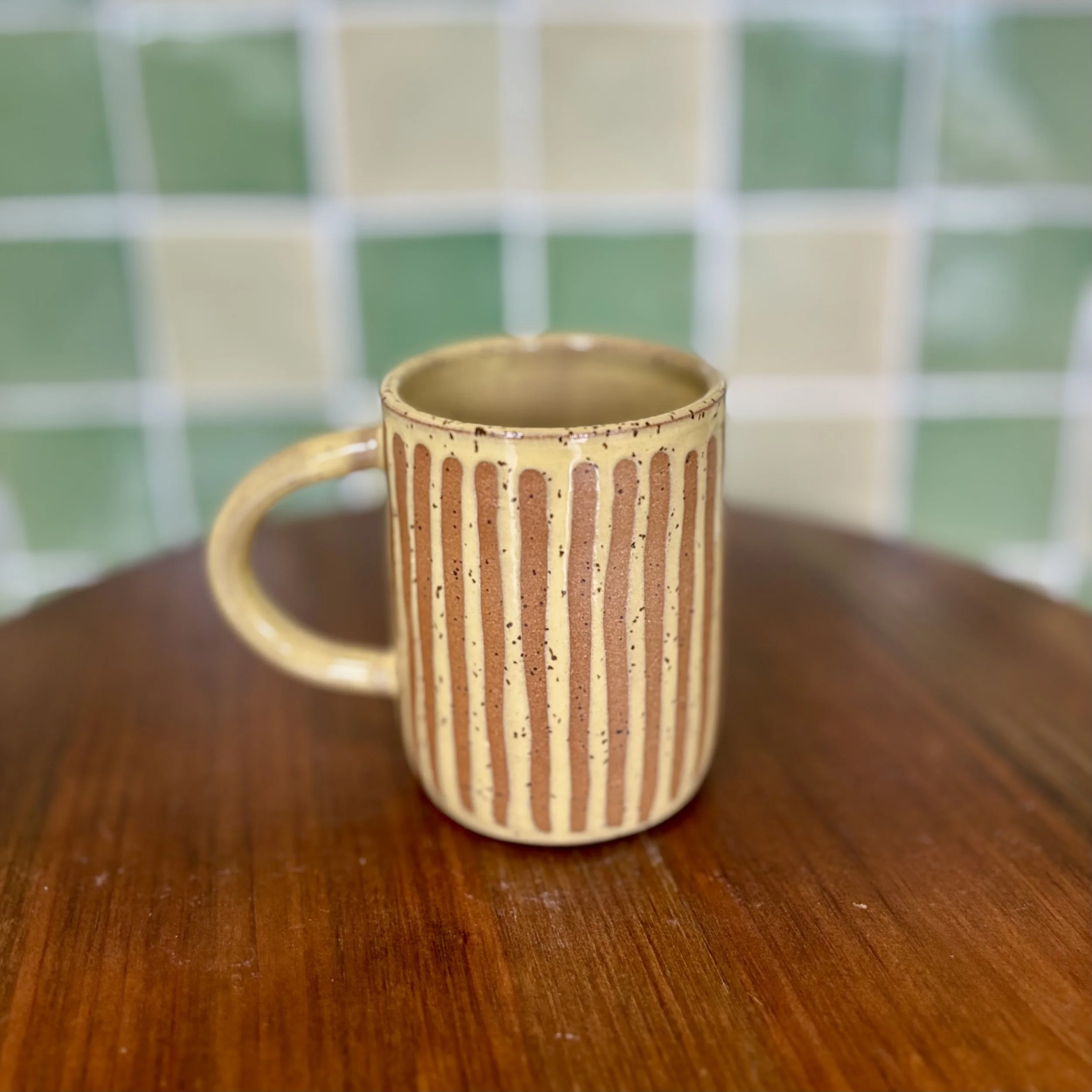 tan lines mug - plantain