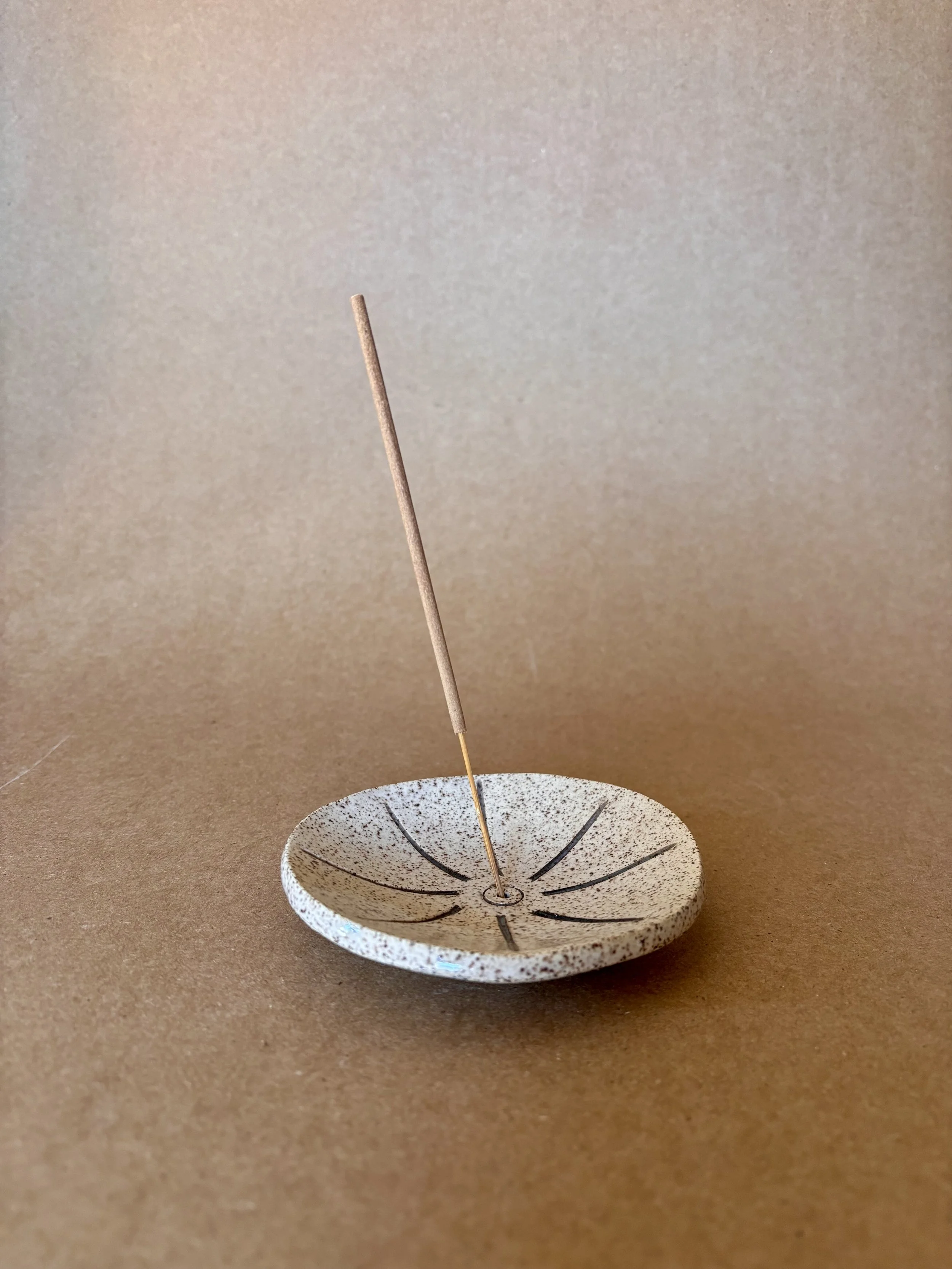 starburst incense dish