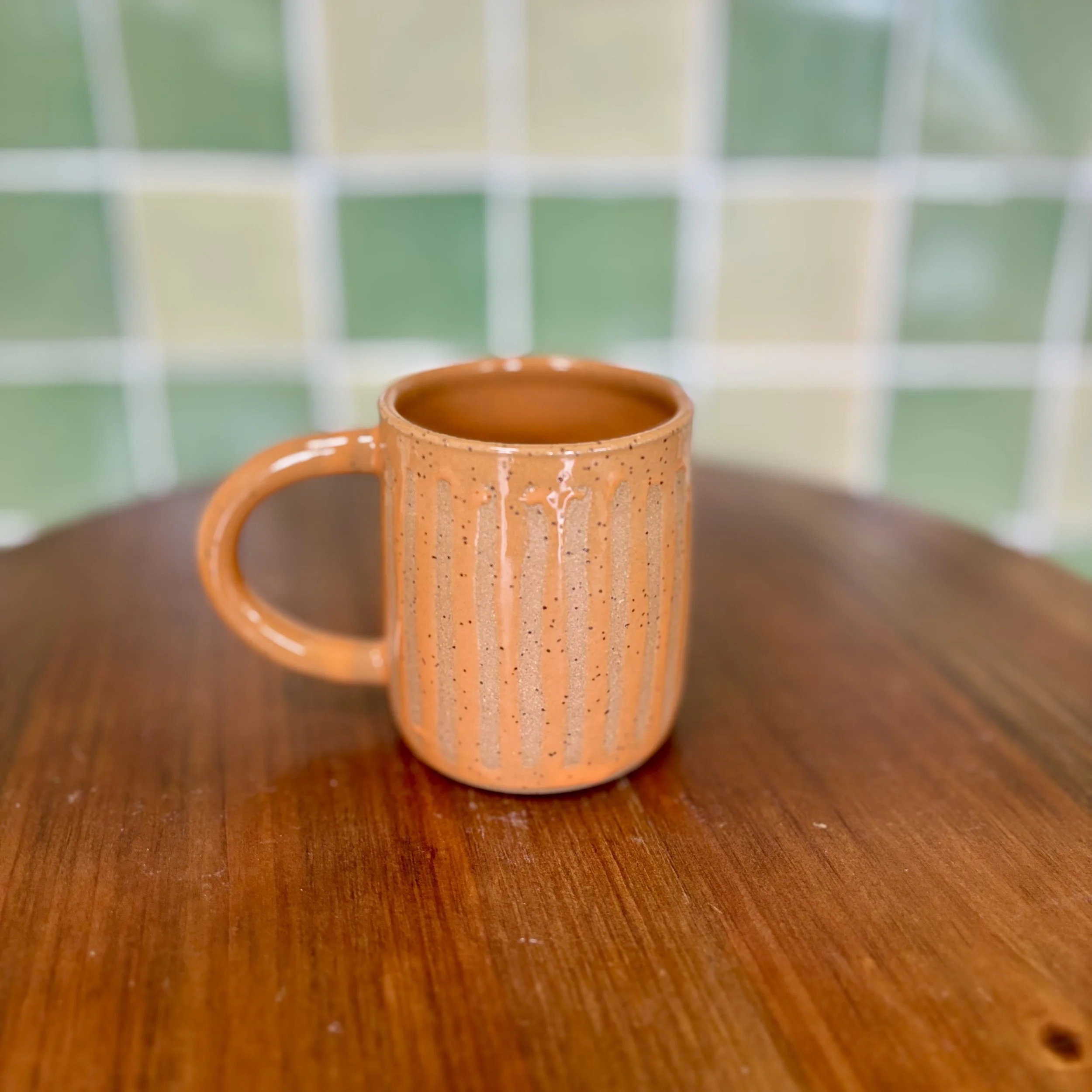 tan lines mug - coral reef