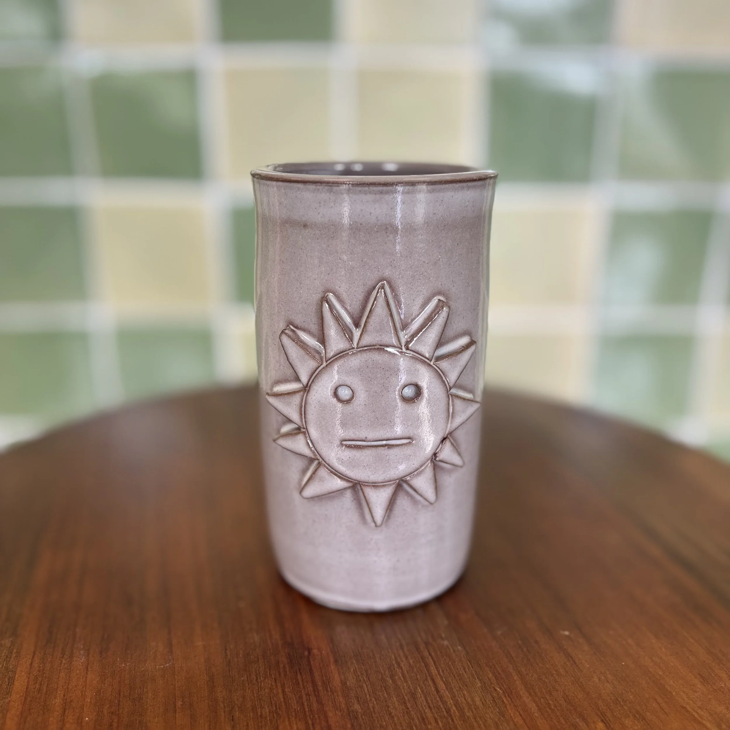 sun god tiki mug - pele