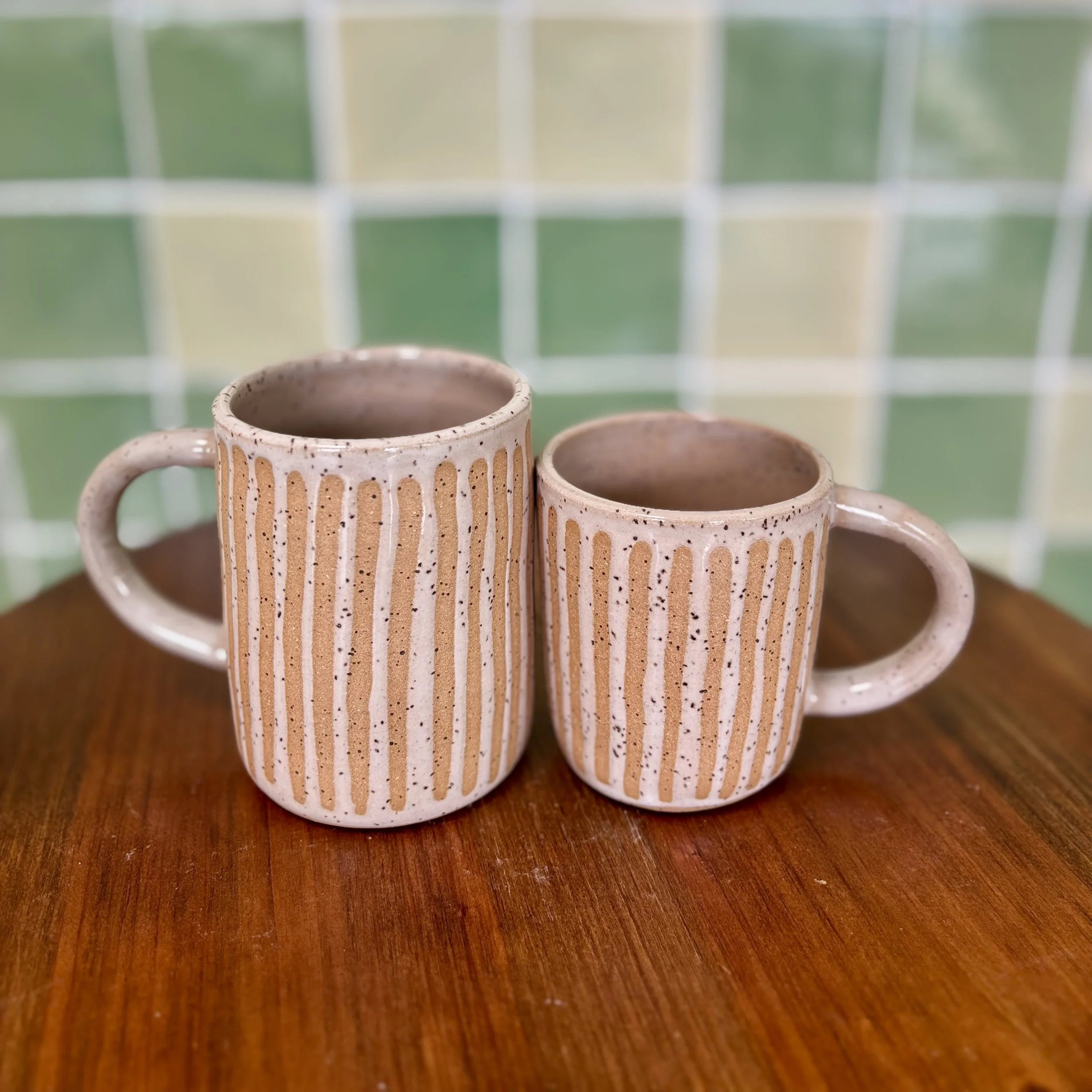 tan lines mug - stone