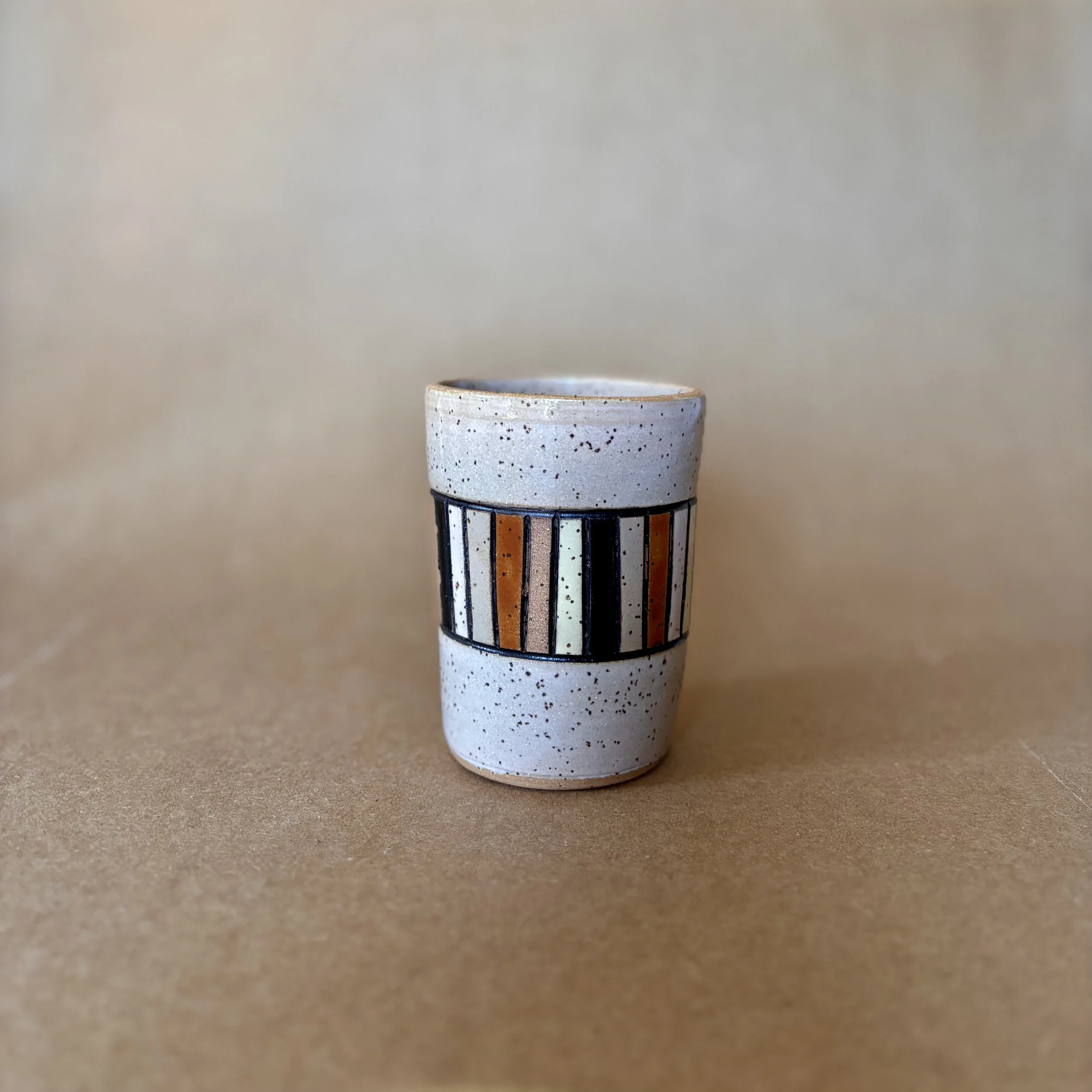 mosaic cup - stone
