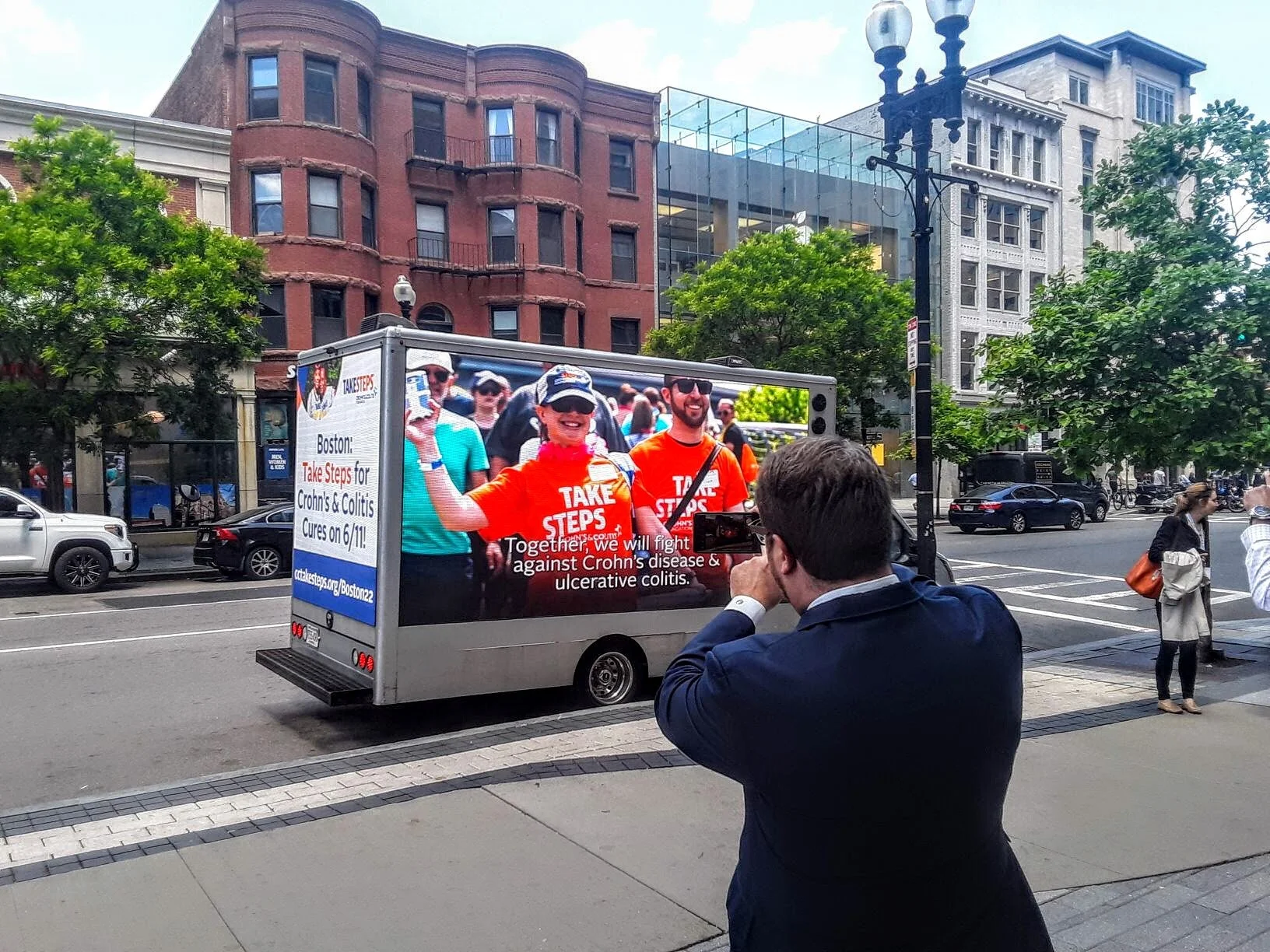 CROHN'S AND COLITIS USES VIDEO TRUCK TO SPREAD THE WORD!