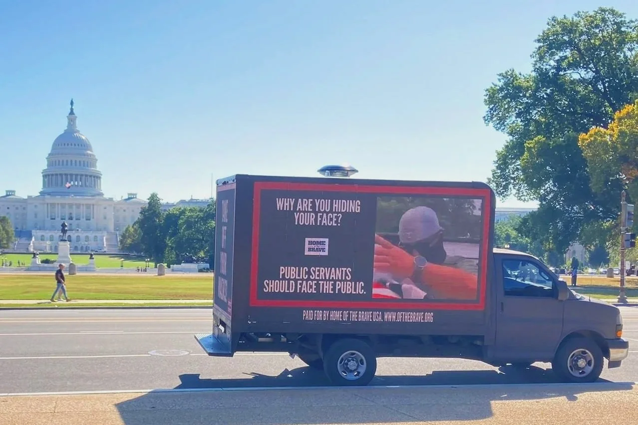 Home Of The Brave Video Truck Makes A Statement in Washington, DC