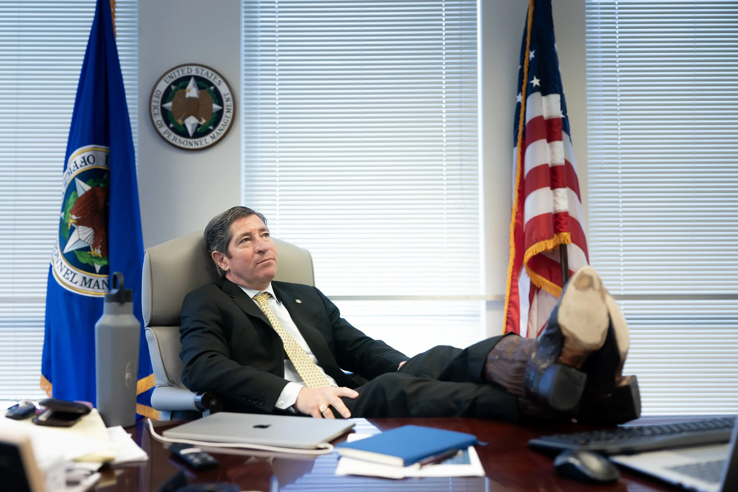  Director of the U.S. Office of Personnel Management (OPM) Scott Kupor photographed at the OPM office in Washington D.C., on Friday, Sept. 5, 2025.  