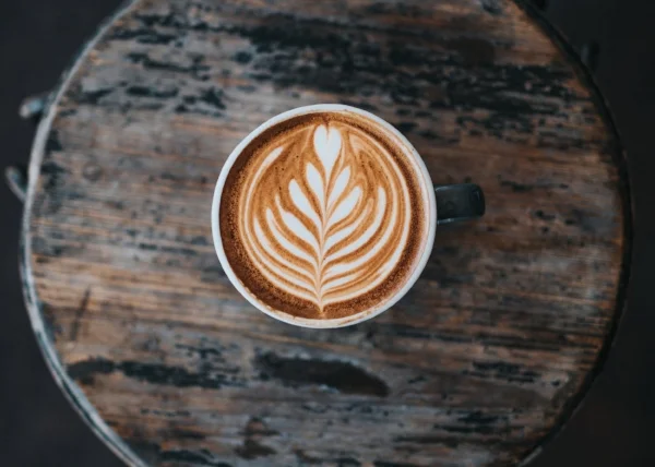Espresso, steamed milk, a touch of foam