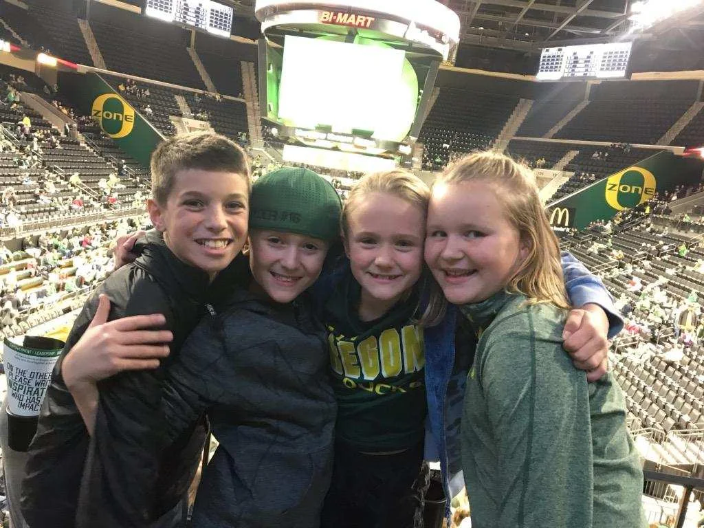 Local Hope Kids Cheer on the Ducks-Dec 2018