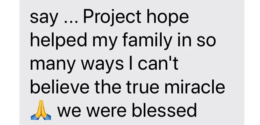 HopeProjectHelps Thank you Note-Aug 2020