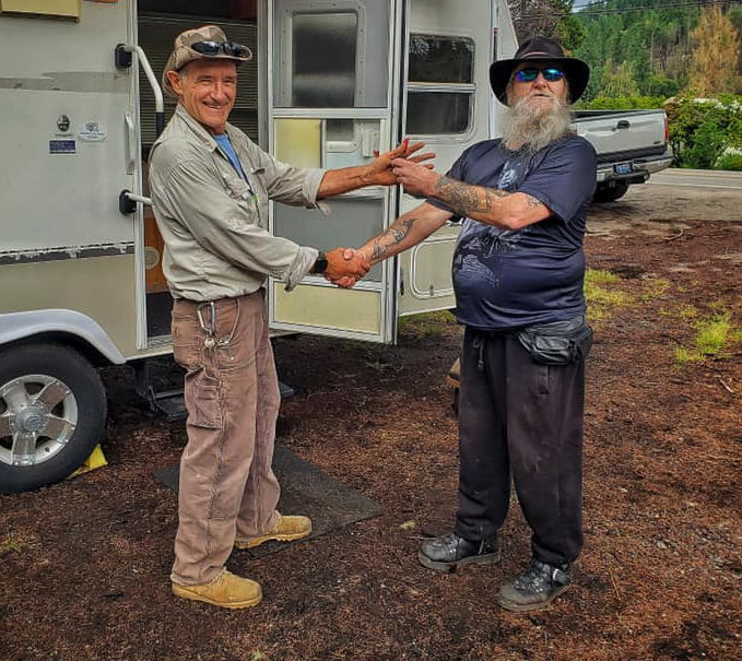 Trailer Donation to Fire Victim - June 2021