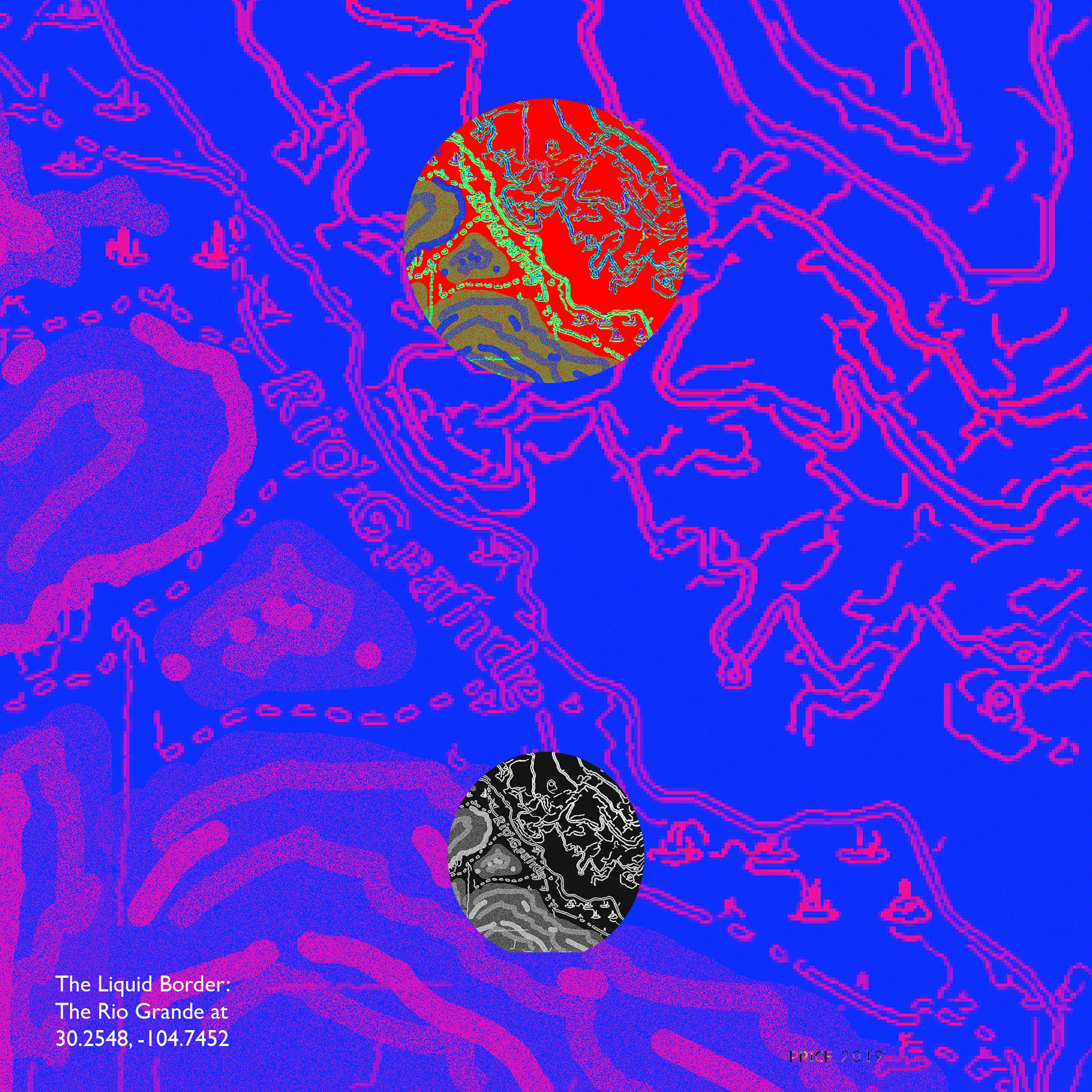 The Liquid Border: The Blue Arroyo