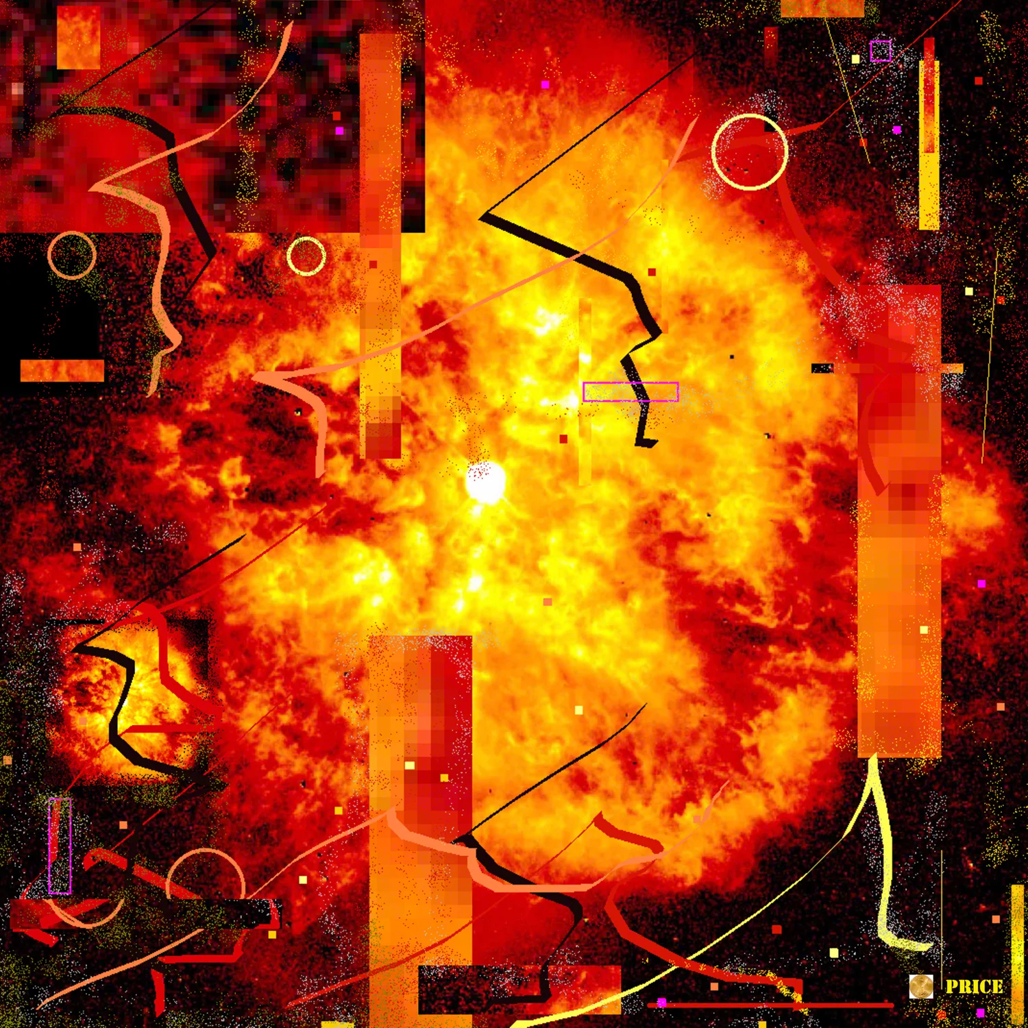 Jonathan Reeve Price, Wolf-Rayet Star WR124, 2017, Aluminum Print