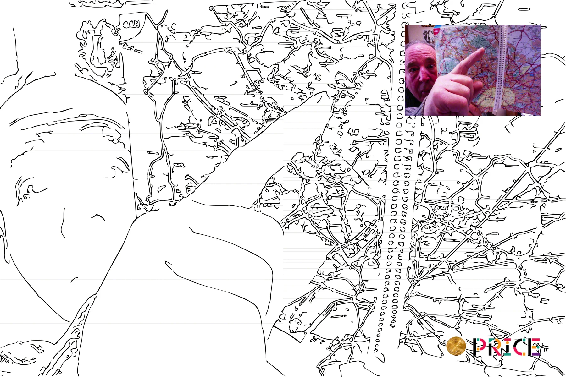 Pointing to the Spot on the Map