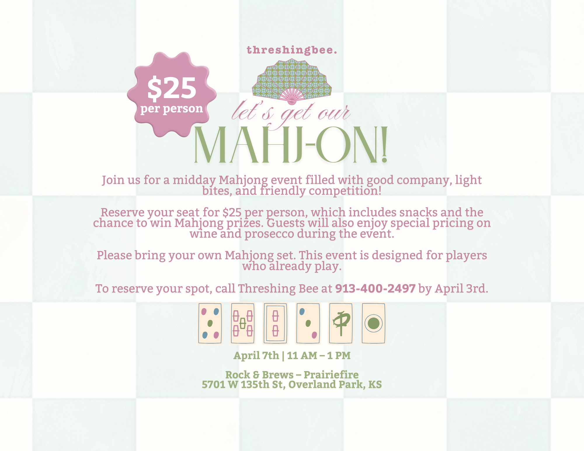 Let's Get Our Mahj-On!