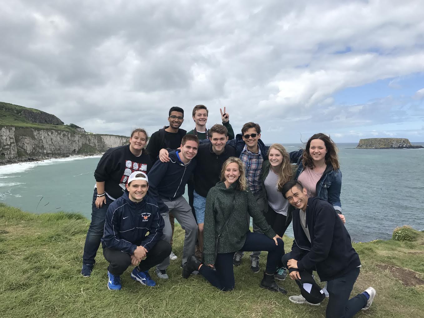 Katie and her cohort enjoying the scenery in Dublin.