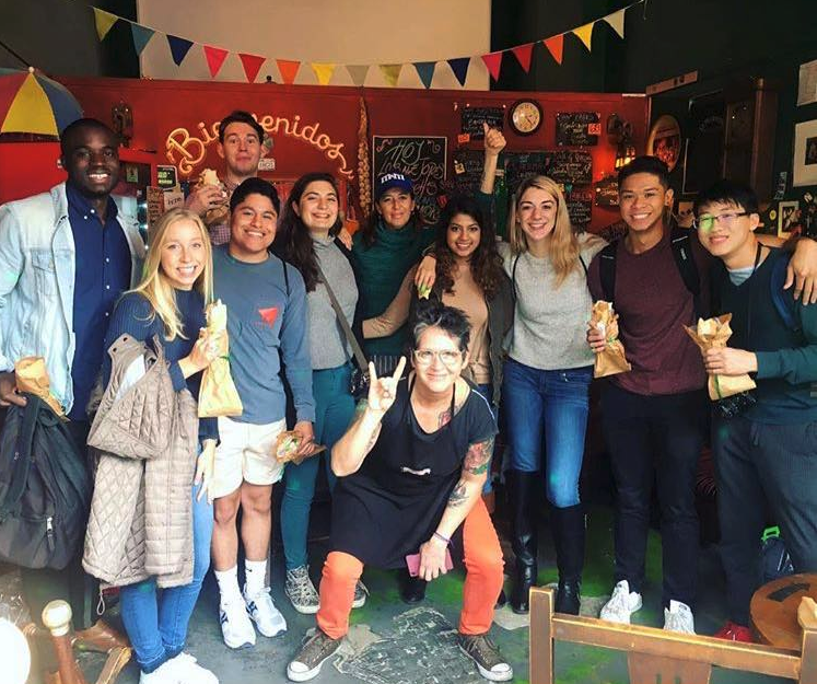 Zeke and his cohort enjoying the local culture in Buenos Aires.